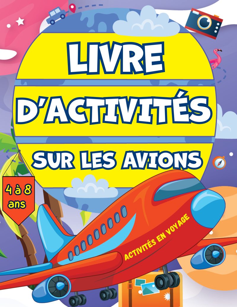 Livre d'activités Les Avions cover